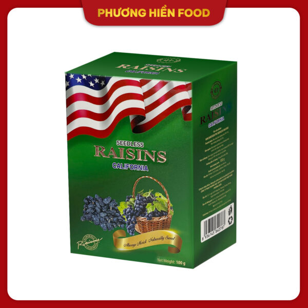 Nho khô đen raisins 100g