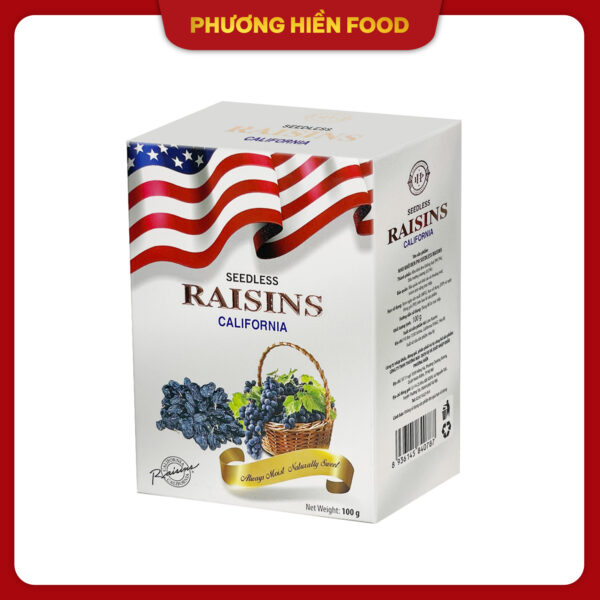 Nho khô đen raisins 100g