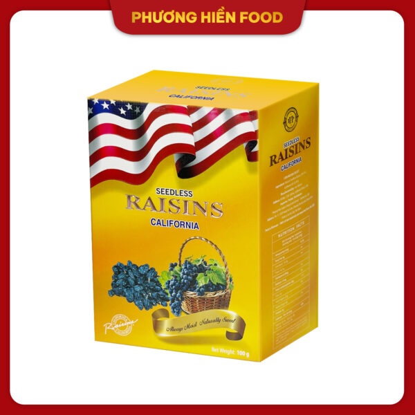 Nho khô đen raisins 100g