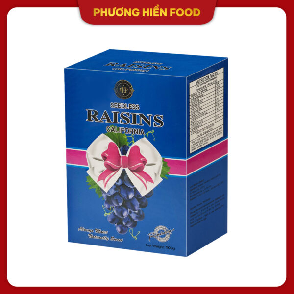 Nho khô đen raisins 100g