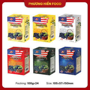 Nho khô đen ransins 100g