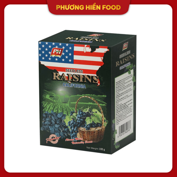 Nho Khô Đen Raisins 100g