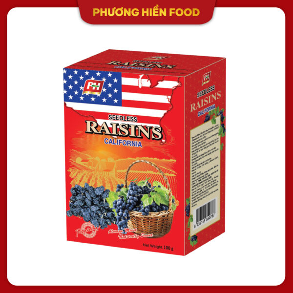 Nho Khô Đen Raisins 100g