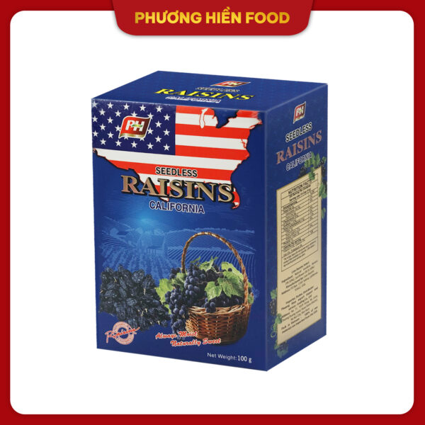 Nho khô đen raisins 100g