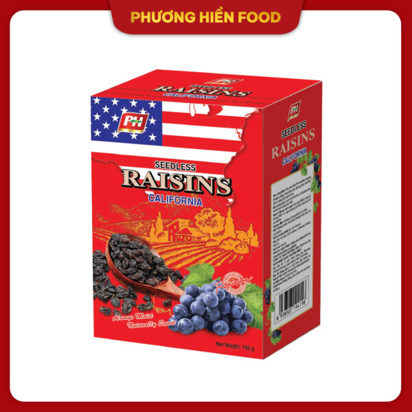 Nho khô đen raisins 150g