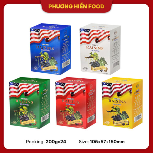 Nho khô đen ransins 200g