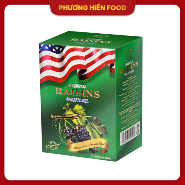 Nho Khô Đen Raisins 200g