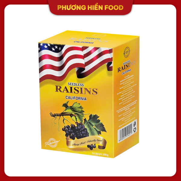 Nho Khô Đen Raisins 200g