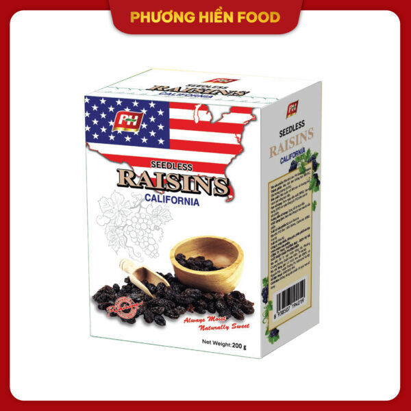 Nho khô đen raisins 200g