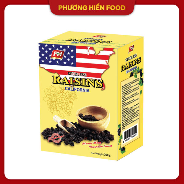 Nho khô đen raisins 200g