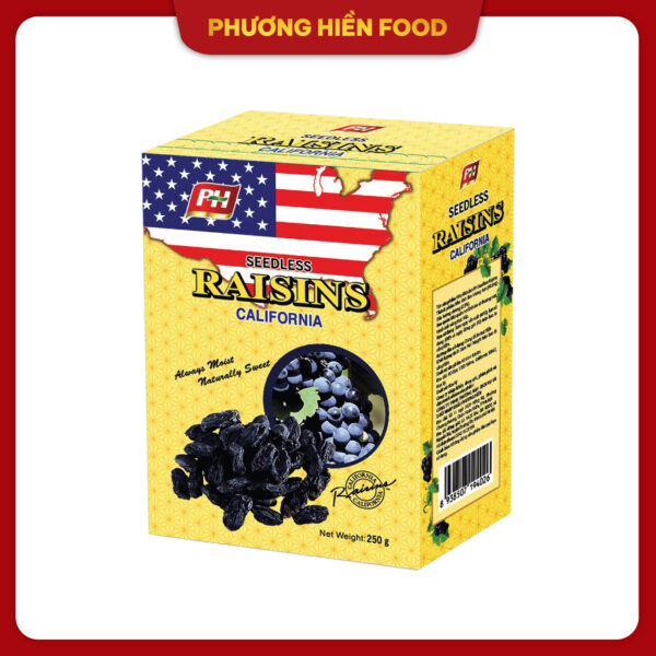 Nho Khô Đen Raisins 250g